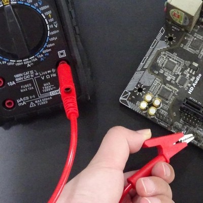 Multimeter Test Cable 4mm Banana with For alligator Clip and Probe 15 Amp