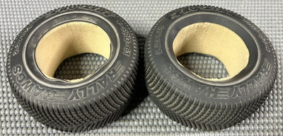 Vintage RC Proline Road Hawgs Rear Street Tires Associated Losi NOS