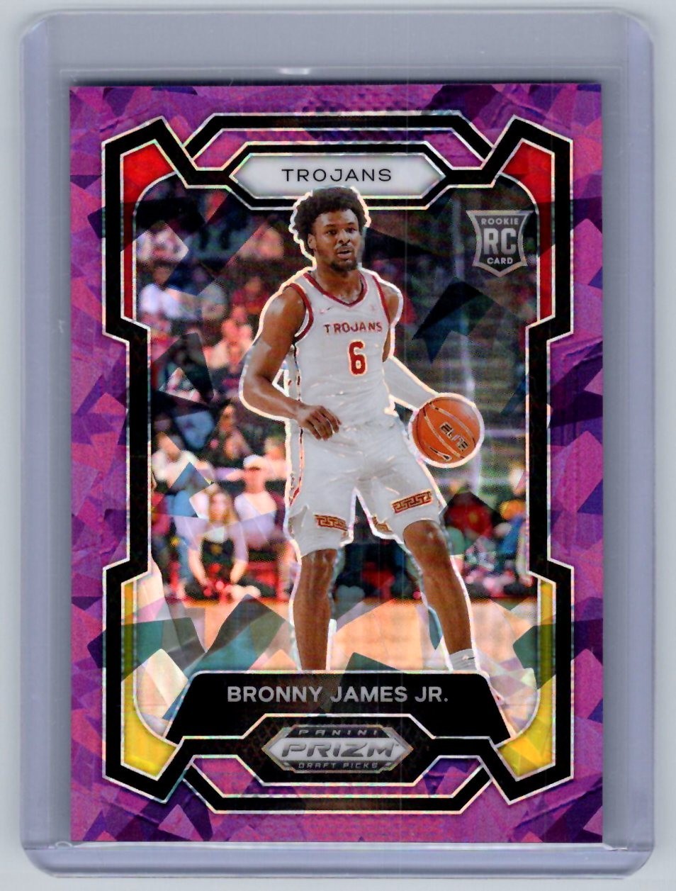 2024 Prizm Draft Picks - Bronny James #86 Purple Ice Prizm /149 (RC)