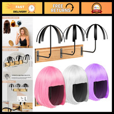 Hanging Wig Stand for Multiple Wigs - 6 PCS W...