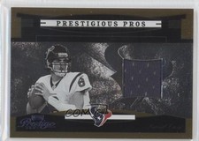 2005 Playoff Prestige Prestigious Pros Gold Jerseys 16/100 David Carr #PP-11 0c2