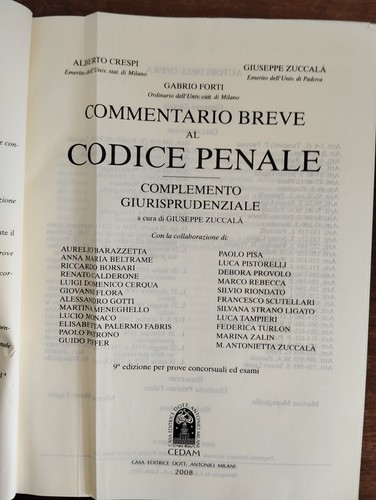 Commentario breve al codice penale CEDAM 2008 - Picture 6 of 13