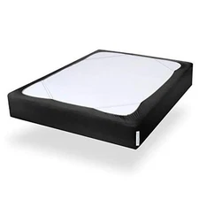 Box Spring Cover Size, Alternates for Bed Skirt, Smooth and Twin 1 Black