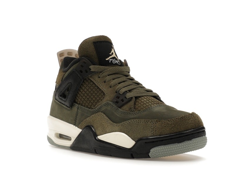 Size 5.5 (GS) - Jordan 4 SE Retro Low Craft - Olive for sale