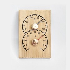 Accurate Replacement Thermometer and Hygrometer for Sauna Environments