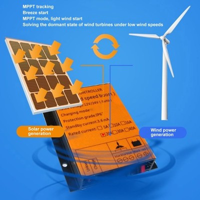 MPPT Wind Charge Controller Boost Voltage Wind Generator Re CU