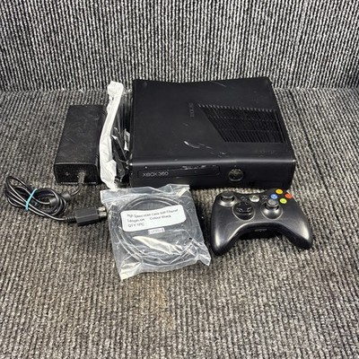 Microsoft Xbox 360 S 250GB Glossy Black Console With Controller