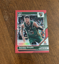 Deividas Sirvydis 2024-25 Panini Optic EuroLeague Red Prizm #5 Zalgiris /99