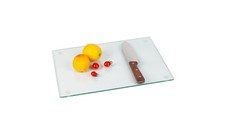 20x30cm Pin Head Pattern Toughened Glass Chopping Board Worktop Saver Small