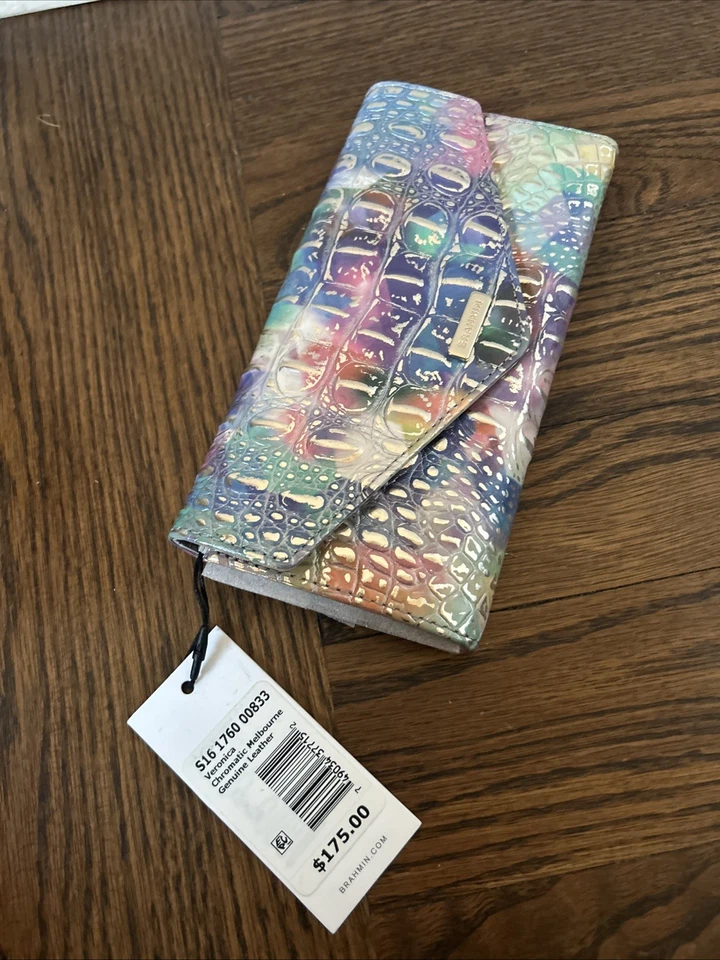 Cartera sobre Brahmin Veronica cuero Melbourne cromático nueva con etiquetas Foto 2 de 4