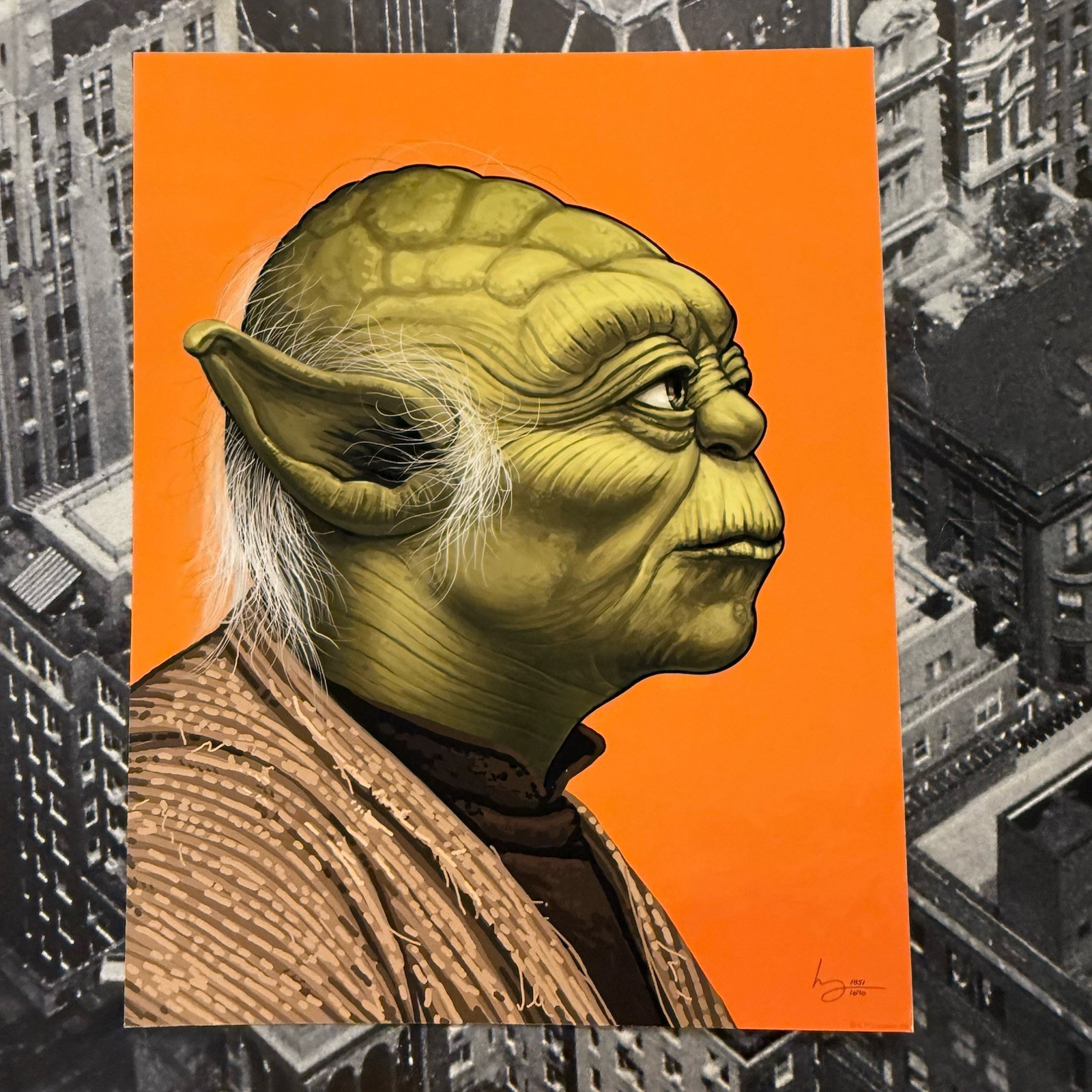 Mike Mitchell | Star Wars | Portrait Series | Yoda | S/N | Do or Do Not…No Try