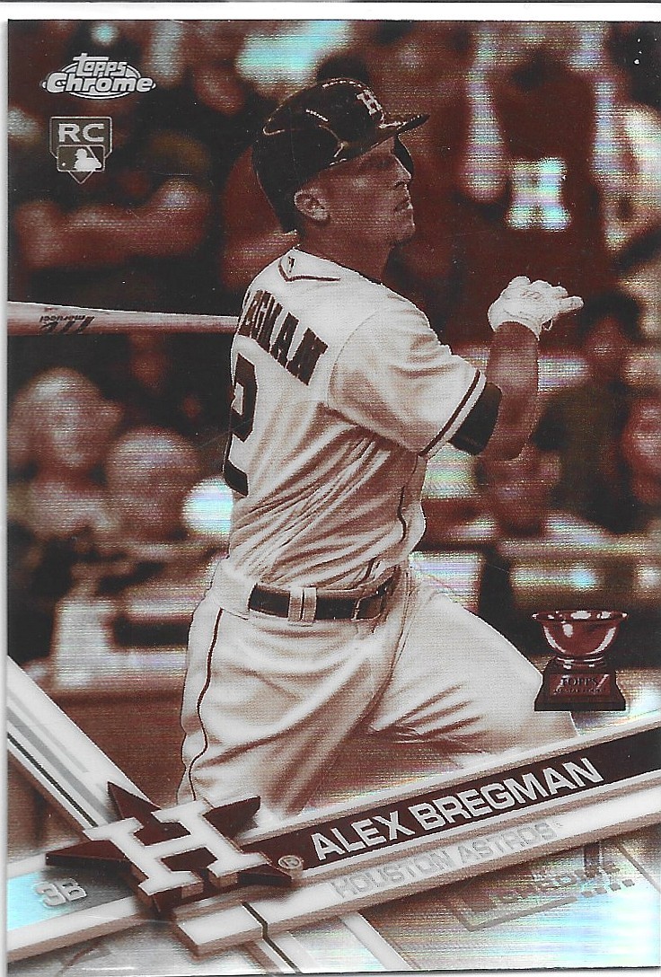 2017 Topps Chrome - Alex Bregman #9 Sepia Refractor (RC)