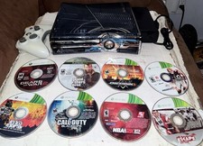 Microsoft Xbox 360 S Halo 4 Limited Edition 320GB Bundle 8-Games Controller Plug