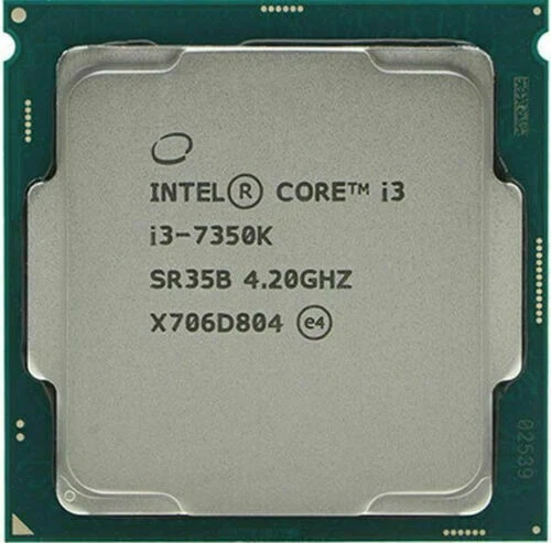 Intel Core i3-7350K 4.2GHz SR35B 4 threads 2-Core 60W LGA1151 CPU Processor - Image 3 of 4