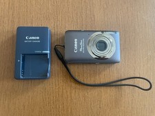 Canon PowerShot ELPH 100 HS 12.1MP Digital Camera Gray w/4x Zoom Bundle Tested