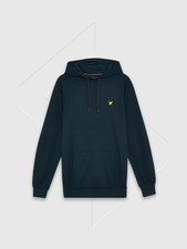 Lyle And Scott Fly Fleece Hoodie Dark Navy