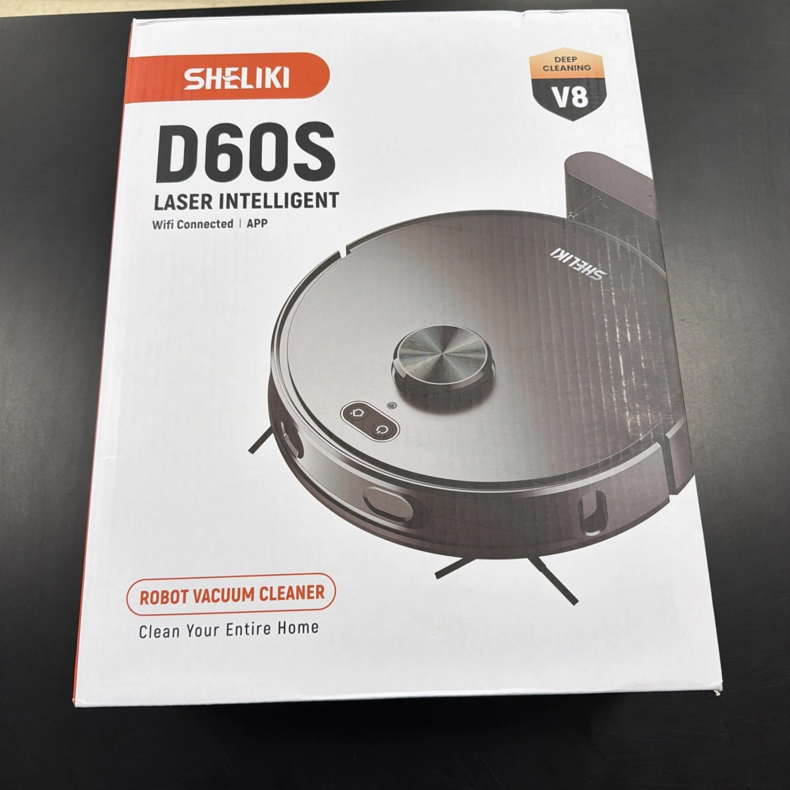 Robot Vacuum and Mop Combo, Mapping Robotic V Cleaner with 75 Days Selfem sealed
Opens in a new wind