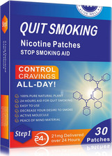 Nicotine Patches to Help Quit Smoking Step 1 , 21mg, 30 Tablets, Exp 04/2028