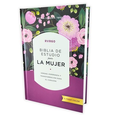 Biblia de Estudio para la Mujer RV1960 tapa dura orquidea