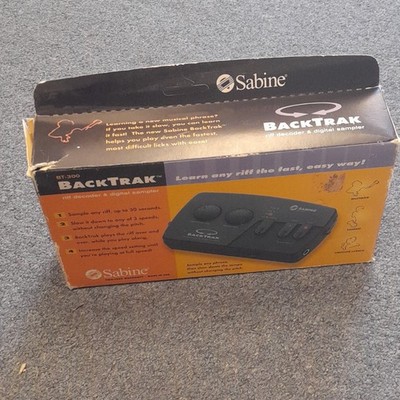 Sabine BackTrak BT-300 Riff Decoder Digital Tabletop Sampler, Black