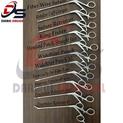 Arthroscopy Shoulder Surgery Instruments Set of 11 Pcs German Quality