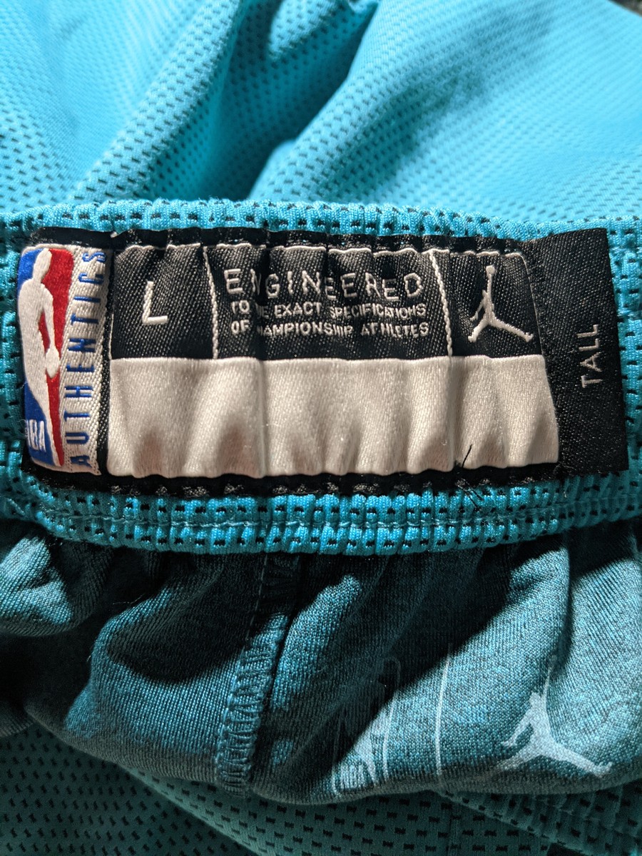 NBA Charlotte Hornets Basketball Side Snap WarmUp Pants Teal