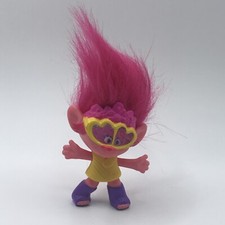 2020 McDonald's Happy Meal Toy Trolls World Tour Party Poppy Pink w/ Glasses 75