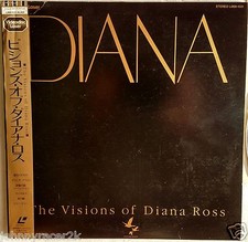 DIANA ROSS Laserdisc Visions of Diana Ross Rare JAPAN LD