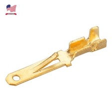50/200X Non-Insulated Brass 2.8mm Male / Female Spade Connectors Crimp Terminals