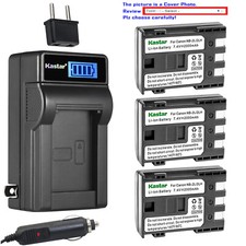 Kastar Battery LCD AC Charger for Canon NB-2L NB-2LH Canon ZR900 ZR930 ZR950