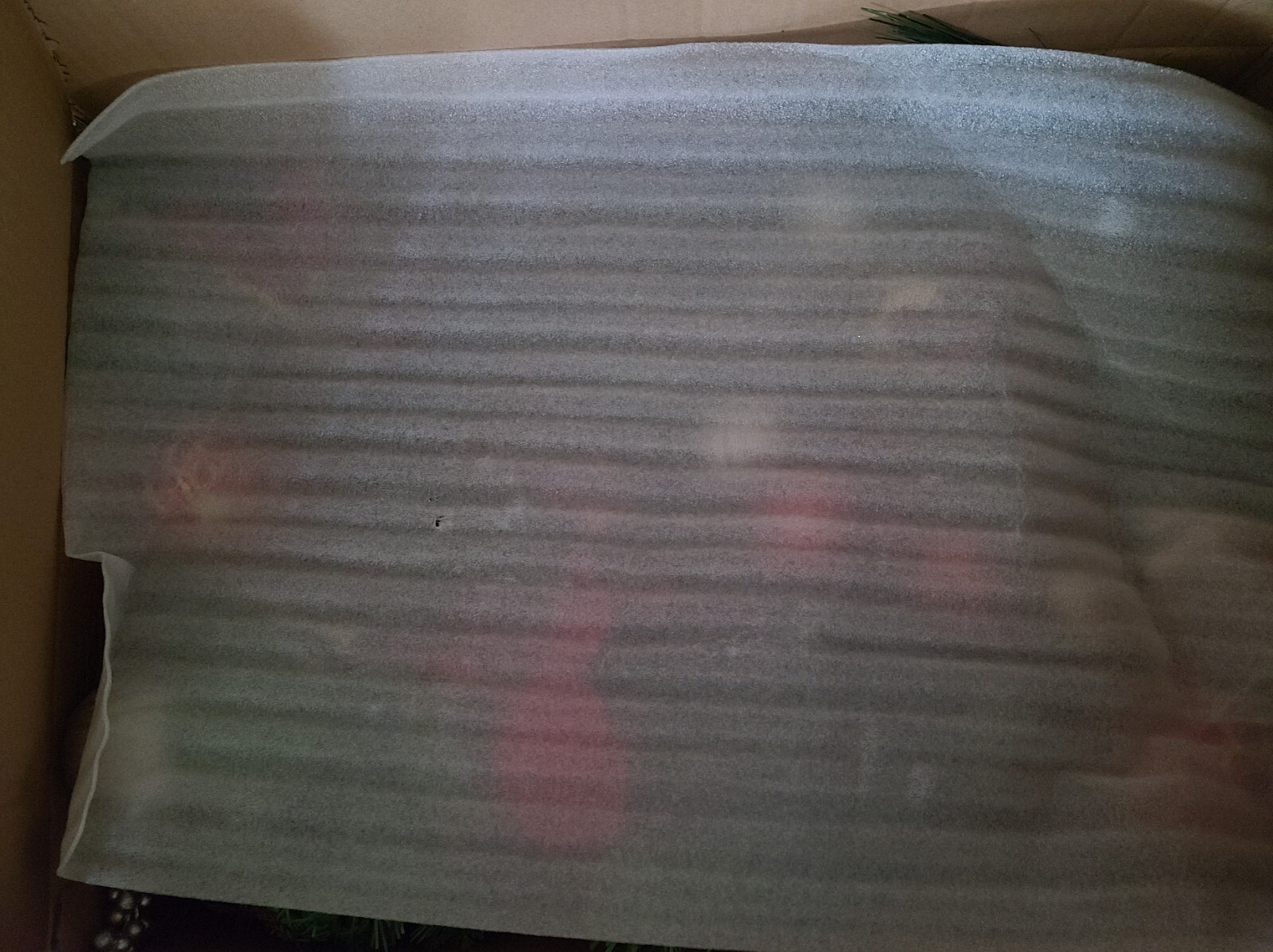 Adeeing 9FT Christmas Garland with Lights, Prelit Christmas Garland Red