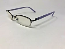 TOMMY HILFIGER TG3181 Eyeglasses Frame Half Rimless 49-18-135 Silver/Purple T958