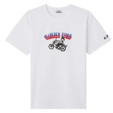 A.P.C. Gimme 5 Mens Samy T-Shirt White Size S /025