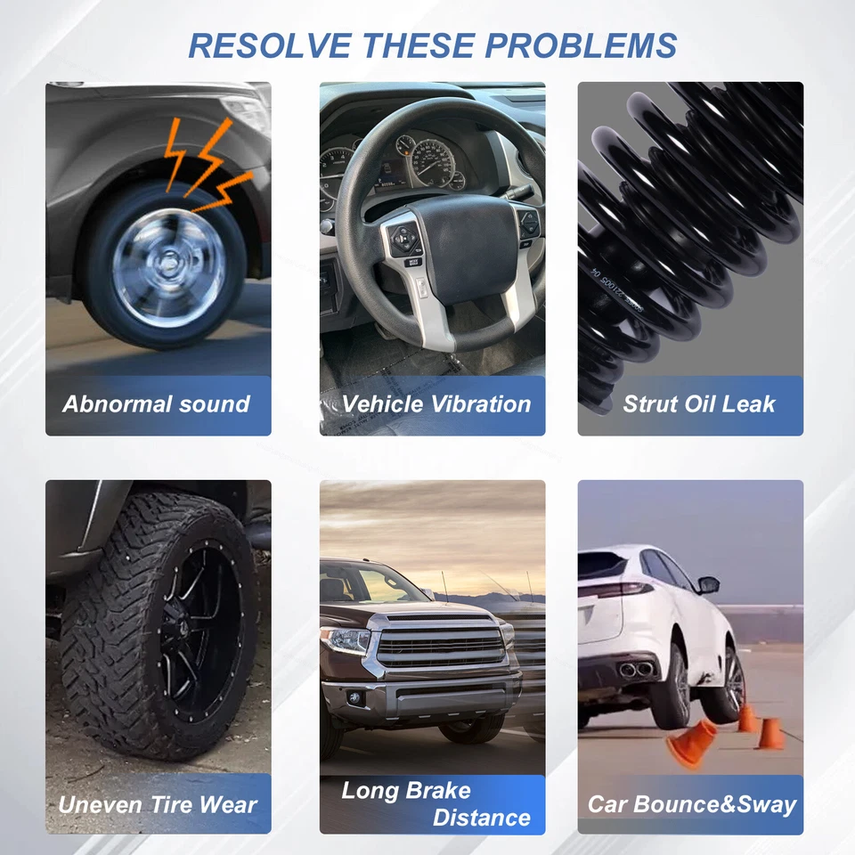 Pair Rear Air Suspension Shock Strut Fit For Mercedes W220 S320 S430 S500 - Изображение 3 из 4