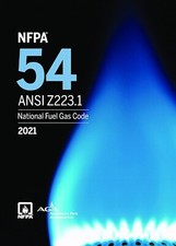 NFPA 54 ANSI Z223.1 National Fuel Gas Code 20...