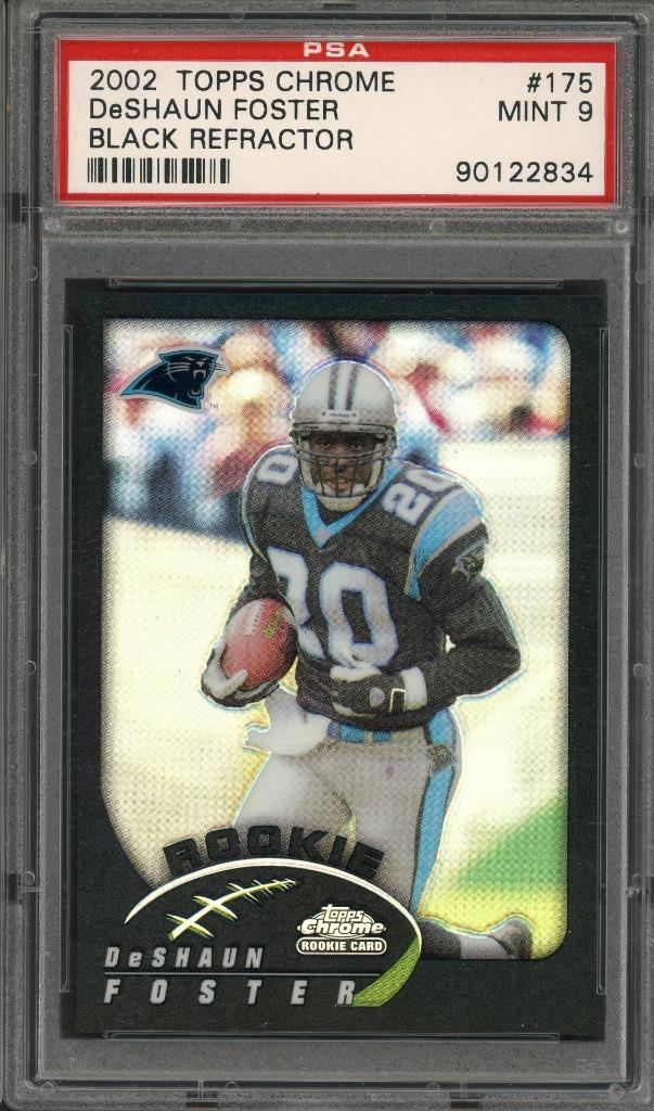 DeShaun Foster Topps Chrome #175 Black Refractor