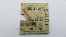 Railway Ticket Clifton Junction From Bolton, Lancs. Issued 1969.