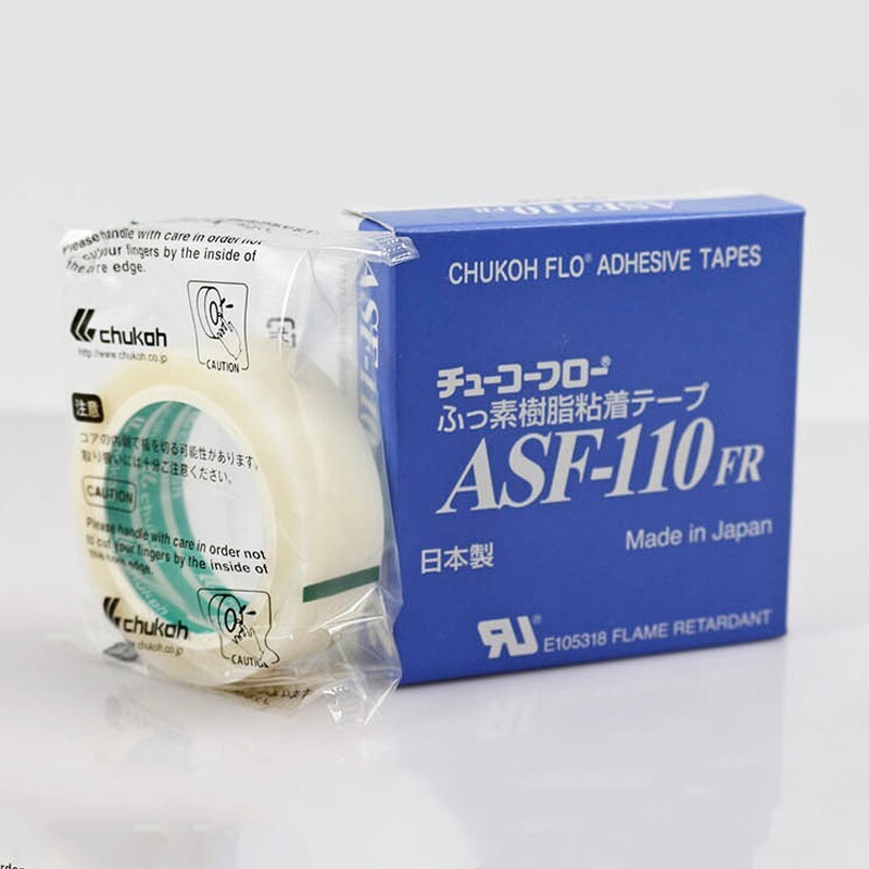 PTFE Film Adhesive Tape CHUKOH FLO ASF-110FR 0.08-19mm for PTFE Film Adhesive Tape CHUKOH FLO ASF-110FR 0.08-19mm for
