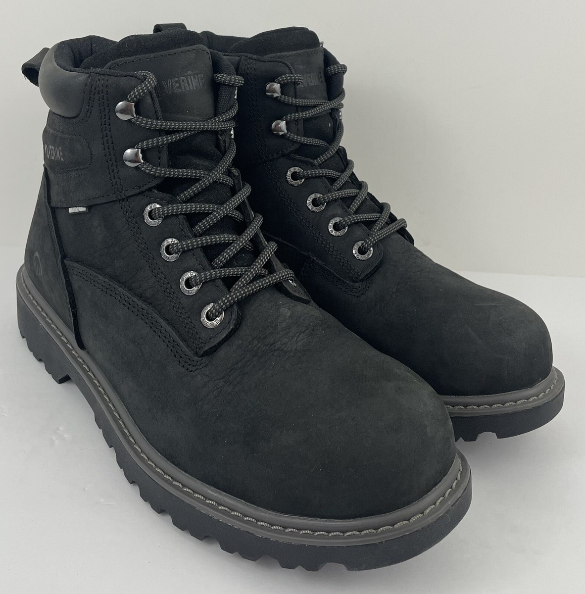 Wolverine Mens Boot Floorhand Work Lace-Up Steel Toe Leather Black Size 7 W10691 Wolverine Men main image 3