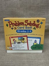 Lakeshore Problem Solving Card Bank - Grades 2-4, Math Topics