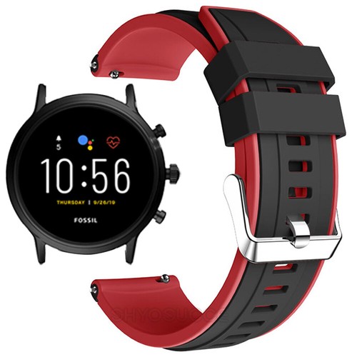 22MM Silicone Wrist Strap For Fossil 