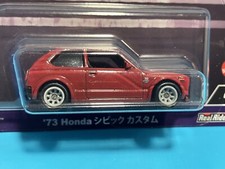 Hot Wheels Premium Car Culture Japan Historics 4 Red  73 Honda Civic Custom