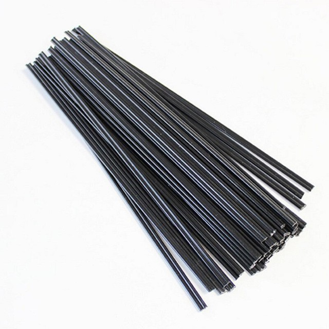 50x Plastic Welding Rods ABS/PP/PVC/PE Black Stick Tool Kits For