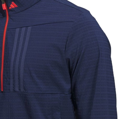 adidas Ultimate365 Tour WIND.RDY Half-Zip Golf Pullover Navy Size Medium 40-42" - Picture 3 of 7