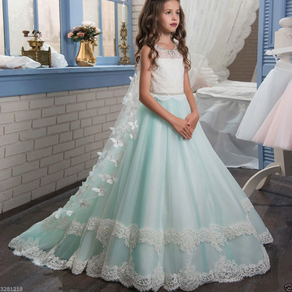 Cheap Price Tulle Princess Dresses Lace Up With Appliques Off The Shou –  Rjerdress