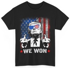 Trump We Won Wins Inauguration 47 US President 2025 Election T-Shirt