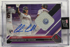Corbin Carroll 6/9/2023 Topps Now MLB GU Base RC Autograph Auto PURPLE #'d 11/25