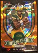 2021 Prizm Orange Ice Trey Lance RC - ENN Cards