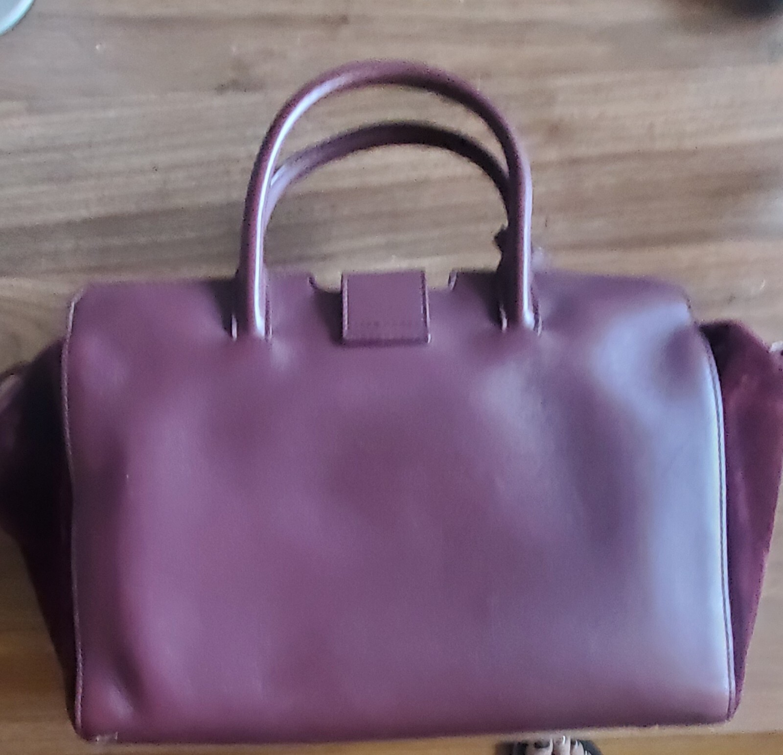 SAINT LAURENT Borsa a mano YSL Downtown Cabas Rossa Monogramma Pelle Velluto Tracolla $1595