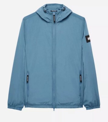 Weekend Offender Technician Jacket Baltic Blue Nylon parachute DWR Fleece Lined
